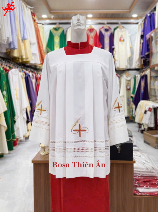 ÁO SIPLY THÊU REN 3 TẦNG - 005